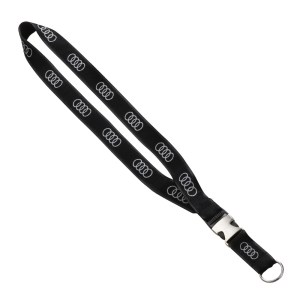IMPORT 3/4" Polyester Lanyard with Woven Ribbon and Metal Slide Buckle 1 IMPORT 3/4" Polyester Lanyard with Woven Ribbon and Metal Slide Buckle 1
