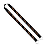 IMPORT Rush 3/4" Polyester 2-Ended Lanyard with Dual Sewn Silver Metal Split-Ring - Blank IMPORT Rush 3/4" Polyester 2-Ended Lanyard with Dual Sewn Silver Metal Split-Ring - Blank