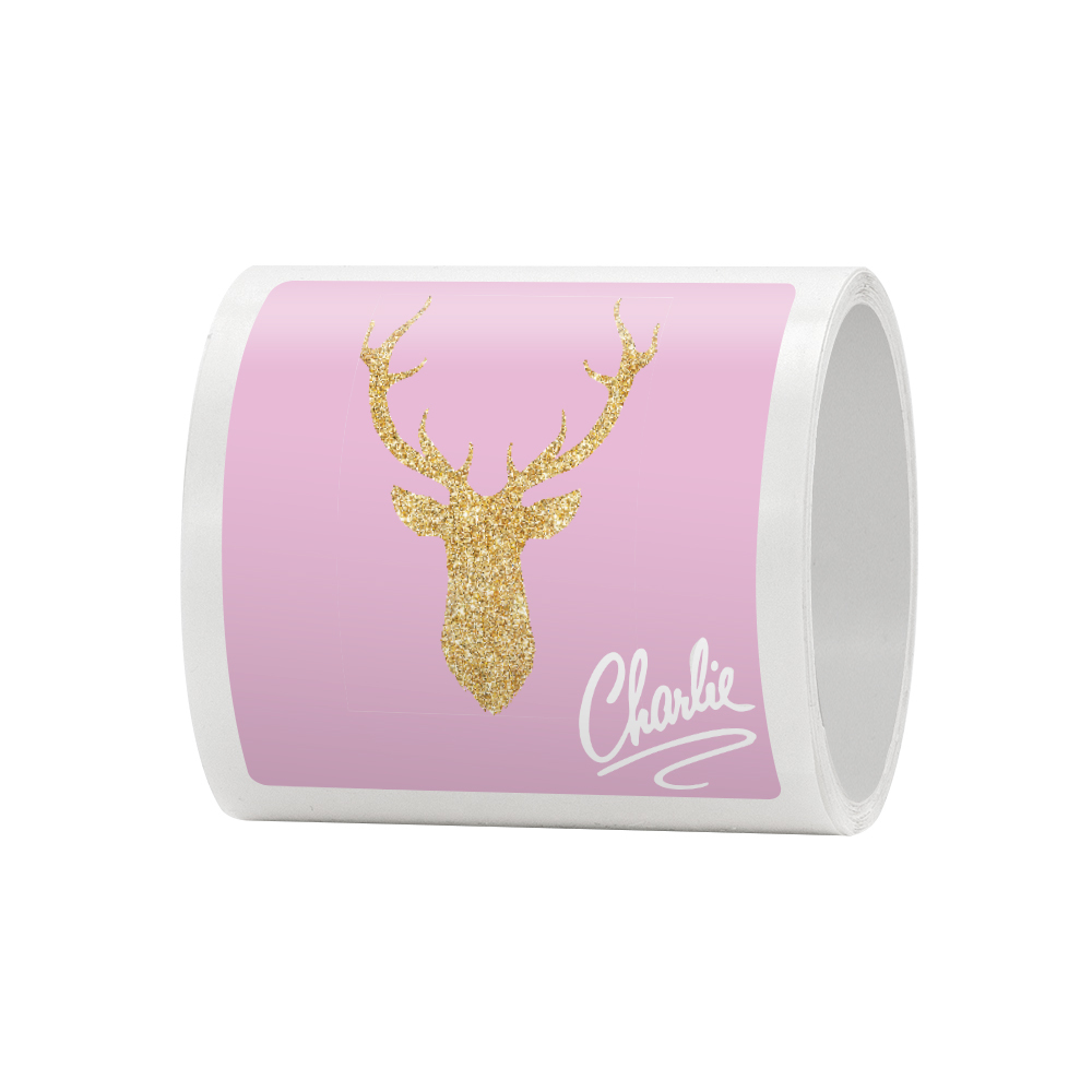 5" x 5" Rounded Corner Roll Labels 1