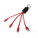 Jellyfish Light-Up Braided Charging Cable - Silver Blank Jellyfish Light-Up Braided Charging Cable - Silver Blank