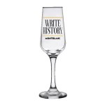 TOSCANA 6.5 Oz Champagne Glass - Clear Pad Print TOSCANA 6.5 Oz Champagne Glass - Clear Pad Print
