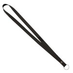 Roper Lanyard with Split Ring - Black Natural Roper Lanyard with Split Ring - Black Natural