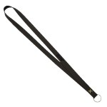 Roper Lanyard with Split Ring - Black Lemon Roper Lanyard with Split Ring - Black Lemon