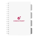 Tabulator Notebook - White Screen Print Tabulator Notebook - White Screen Print