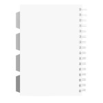 Tabulator Notebook - White Blank Tabulator Notebook - White Blank