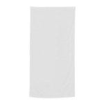100% Cotton Terry Velour Economy Beach Towel (White) 2 100% Cotton Terry Velour Economy Beach Towel (White) 2