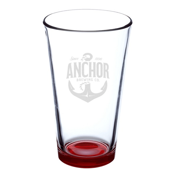 Thirsty 16 oz Pint Glasses with Color Bottom 1