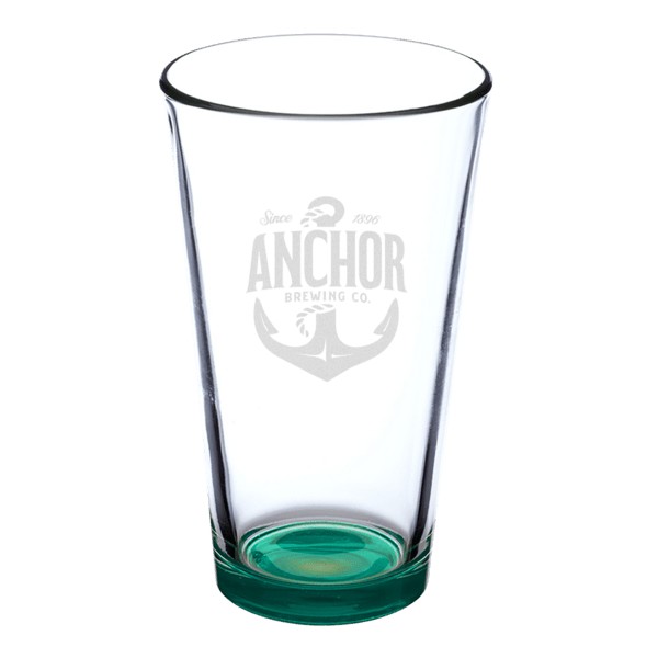 Thirsty 16 oz Pint Glasses with Color Bottom 1