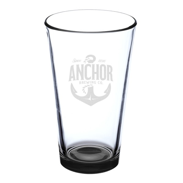 Thirsty 16 oz Pint Glasses with Color Bottom 1