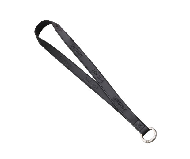 IMPORT 3/4" Faux Leather Lanyard 1 IMPORT 3/4" Faux Leather Lanyard 1