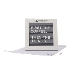 Cipher Wood Frame with Plastic Letter Board 1 Cipher Wood Frame with Plastic Letter Board 1