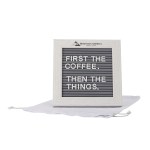 Cipher Wood Frame with Plastic Letter Board 1 Cipher Wood Frame with Plastic Letter Board 1