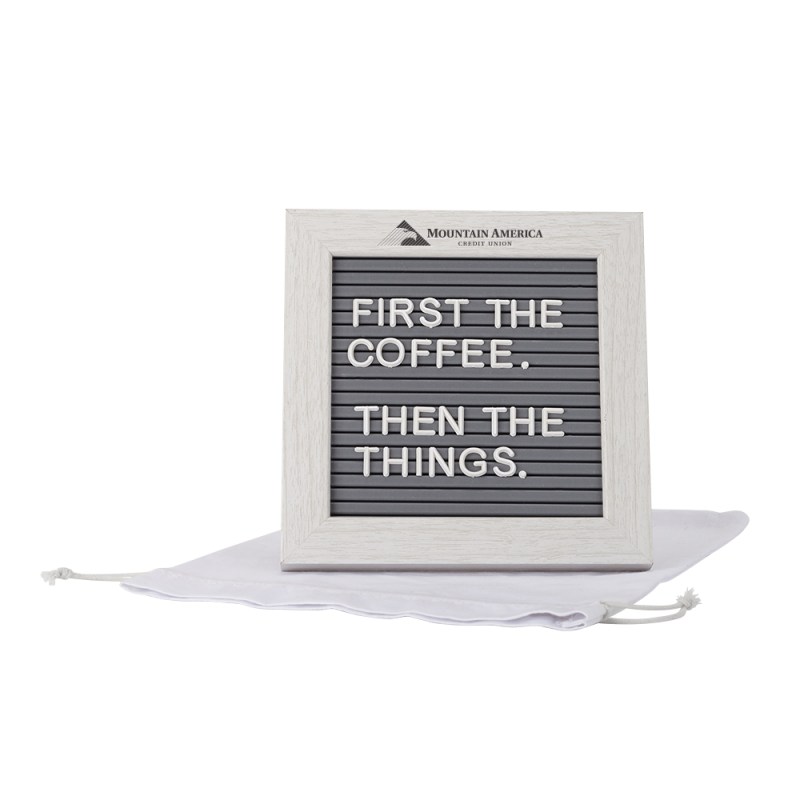 Cipher Wood Frame with Plastic Letter Board 1 Cipher Wood Frame with Plastic Letter Board 1