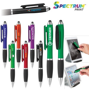 Curvaceous Stylus Twist Pen With Screen Cleaner 1 Curvaceous Stylus Twist Pen With Screen Cleaner 1