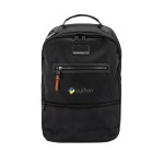 BC Mt Hamilton Backpack - Black Black Faux Leather Heat Transfer BC Mt Hamilton Backpack - Black Black Faux Leather Heat Transfer