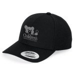 Yupoong Premium Curved Visor Snapback Cap - Black Yupoong Premium Curved Visor Snapback Cap - Black