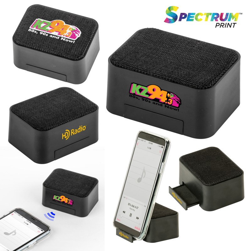 Solo Wireless Speaker with Phone Stand 1 Solo Wireless Speaker with Phone Stand 1