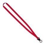 Evolution12 - 1/2" Polyester Welded Lanyard with Trapezoid and Plastic O-Ring - Red PR1 Blank Evolution12 - 1/2" Polyester Welded Lanyard with Trapezoid and Plastic O-Ring - Red PR1 Blank