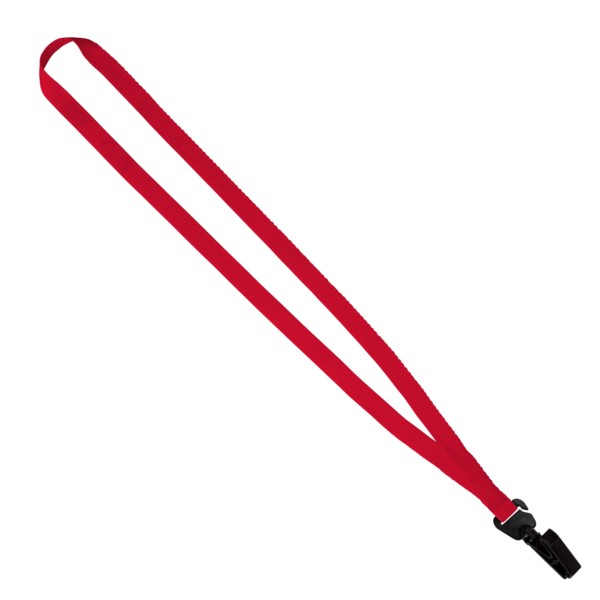 Evolution12 - 1/2" Polyester Welded Lanyard with Trapezoid and Plastic O-Ring 1