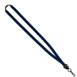Evolution12 - 1/2" Polyester Welded Lanyard with Trapezoid and Plastic O-Ring - Navy PB3 Blank Evolution12 - 1/2" Polyester Welded Lanyard with Trapezoid and Plastic O-Ring - Navy PB3 Blank