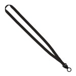 Evolution12 - 1/2" Polyester Welded Lanyard with Trapezoid and Plastic O-Ring - Black Blank Evolution12 - 1/2" Polyester Welded Lanyard with Trapezoid and Plastic O-Ring - Black Blank