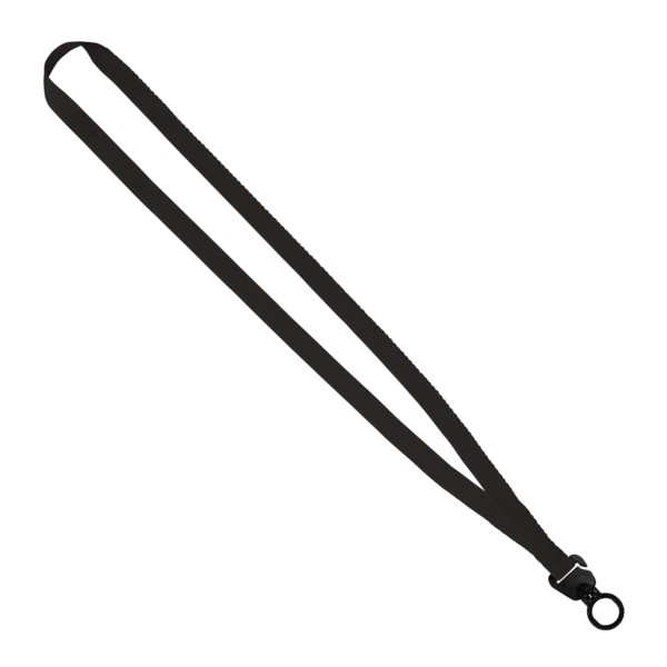 Evolution12 - 1/2" Polyester Welded Lanyard with Trapezoid and Plastic O-Ring 1