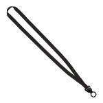 Evolution12 - 1/2" Polyester Welded Lanyard with Trapezoid and Plastic O-Ring - Black PR1 Blank Evolution12 - 1/2" Polyester Welded Lanyard with Trapezoid and Plastic O-Ring - Black PR1 Blank
