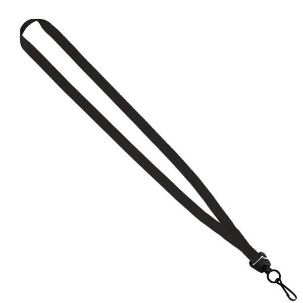 Evolution12 - 1/2" Polyester Welded Lanyard with Trapezoid and Plastic O-Ring 1