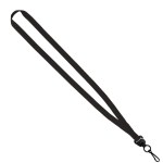 Evolution12 - 1/2" Polyester Welded Lanyard with Trapezoid and Plastic O-Ring - Black PB3 Blank Evolution12 - 1/2" Polyester Welded Lanyard with Trapezoid and Plastic O-Ring - Black PB3 Blank