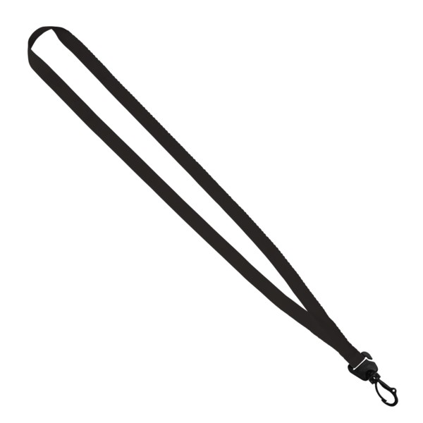Evolution12 - 1/2" Polyester Welded Lanyard with Trapezoid and Plastic O-Ring 1