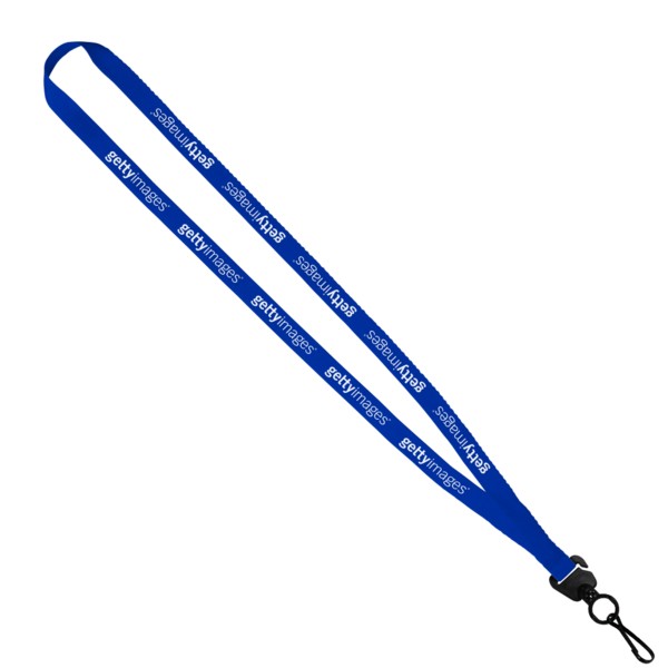 Evolution12 - 1/2" Polyester Welded Lanyard with Trapezoid and Plastic O-Ring 1