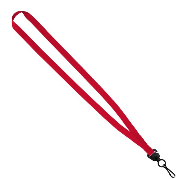 Evolution12 - 1/2" Polyester Welded Lanyard with Trapezoid and Plastic O-Ring 1