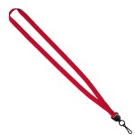 Evolution12 - 1/2" Polyester Welded Lanyard with Trapezoid and Plastic O-Ring - Red PB3 Blank Evolution12 - 1/2" Polyester Welded Lanyard with Trapezoid and Plastic O-Ring - Red PB3 Blank