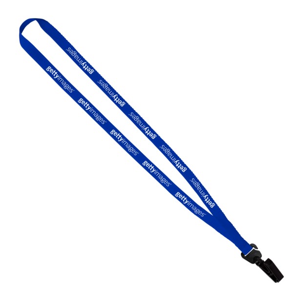 Evolution12 - 1/2" Polyester Welded Lanyard with Trapezoid and Plastic O-Ring 1