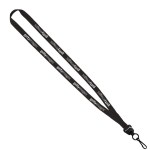 Evolution12 - 1/2" Polyester Welded Lanyard with Trapezoid and Plastic O-Ring - Black PB3 Evolution12 - 1/2" Polyester Welded Lanyard with Trapezoid and Plastic O-Ring - Black PB3