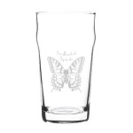 Porter 16 oz Nonic Beer Glass - Clear Laser Engraving Porter 16 oz Nonic Beer Glass - Clear Laser Engraving