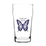 Porter 16 oz Nonic Beer Glass - Clear Pad Print Porter 16 oz Nonic Beer Glass - Clear Pad Print