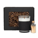HARPER 8oz Candle with Matches Set - TGSHARPER-BK Blank HARPER 8oz Candle with Matches Set - TGSHARPER-BK Blank