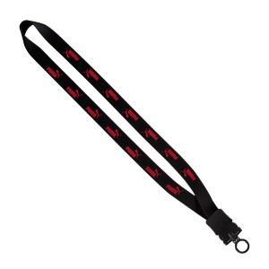 3/4" Smooth Nylon Lanyard with Snap-Buckle Release & O-Ring 1 3/4" Smooth Nylon Lanyard with Snap-Buckle Release & O-Ring 1
