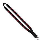3/4" Smooth Nylon Lanyard with Snap-Buckle Release & O-Ring 1 3/4" Smooth Nylon Lanyard with Snap-Buckle Release & O-Ring 1