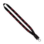 3/4" Smooth Nylon Lanyard with Snap-Buckle Release & O-Ring - Black 3/4" Smooth Nylon Lanyard with Snap-Buckle Release & O-Ring - Black