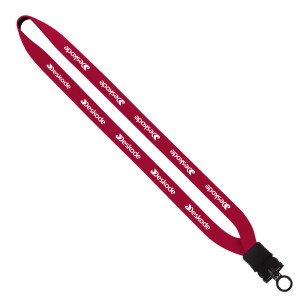 3/4" Neoprene Lanyard with Plastic Snap Buckle Release 1 3/4" Neoprene Lanyard with Plastic Snap Buckle Release 1
