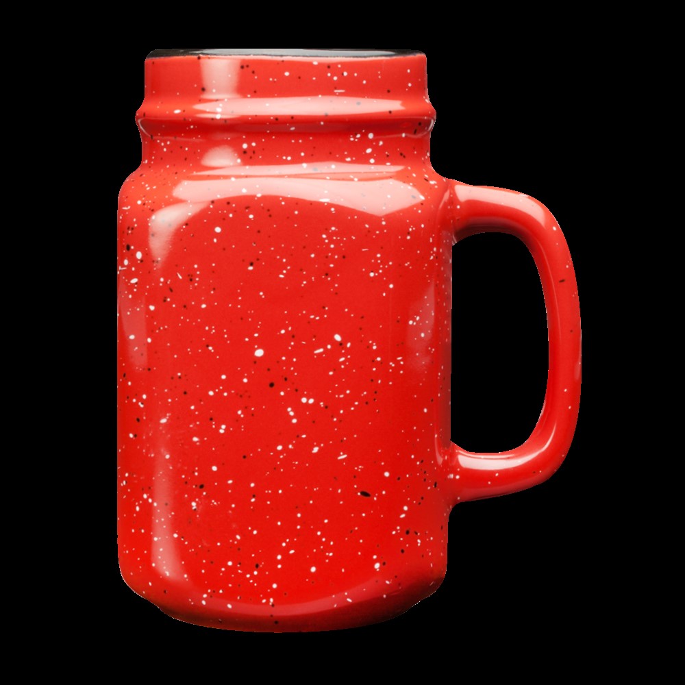 Speckled 16 oz. Savannah Ceramic Mason Jar 1