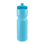 SPOKE-Tacular 28oz Bike Bottle - Colors w/Push-Pull Lid - Light Blue Cyan Blank SPOKE-Tacular 28oz Bike Bottle - Colors w/Push-Pull Lid - Light Blue Cyan Blank