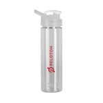 YUMA 25 oz. Clear Freedom Bottle with Guzzler Lid - Clear Pad Print YUMA 25 oz. Clear Freedom Bottle with Guzzler Lid - Clear Pad Print