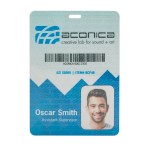 4.25 X 6 Plastic Identification Badge 4 4.25 X 6 Plastic Identification Badge 4