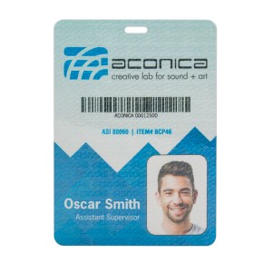 4.25 X 6 Plastic Identification Badge 1 4.25 X 6 Plastic Identification Badge 1