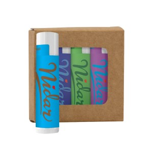 SPF 15 Lip Balm 4-Pack in Kraft Window Box 1 SPF 15 Lip Balm 4-Pack in Kraft Window Box 1