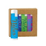 SPF 15 Lip Balm 4-Pack in Kraft Window Box 3 SPF 15 Lip Balm 4-Pack in Kraft Window Box 3