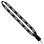 3/4" Cotton Lanyard with Plastic Snap-Buckle Release & Swivel Hook 1 3/4" Cotton Lanyard with Plastic Snap-Buckle Release & Swivel Hook 1